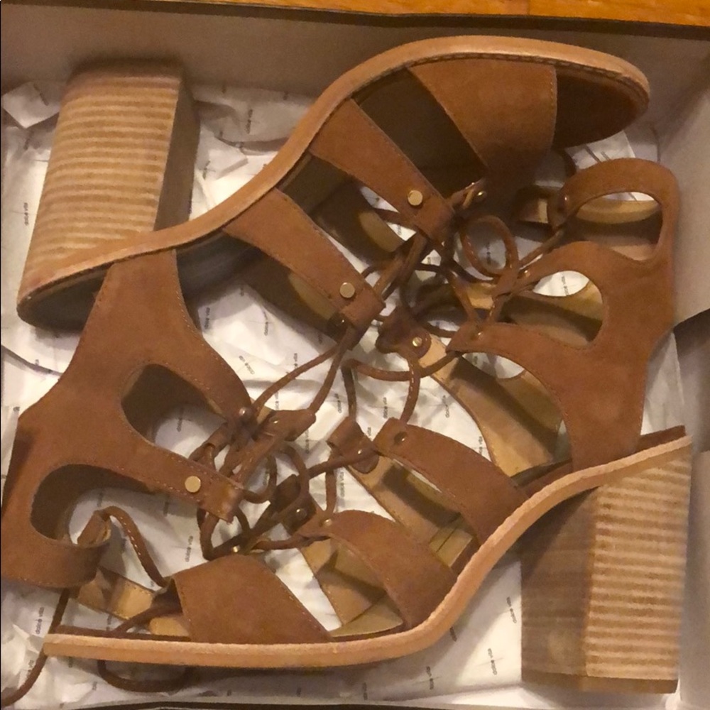 Dolce Vida lace up sandal with heel